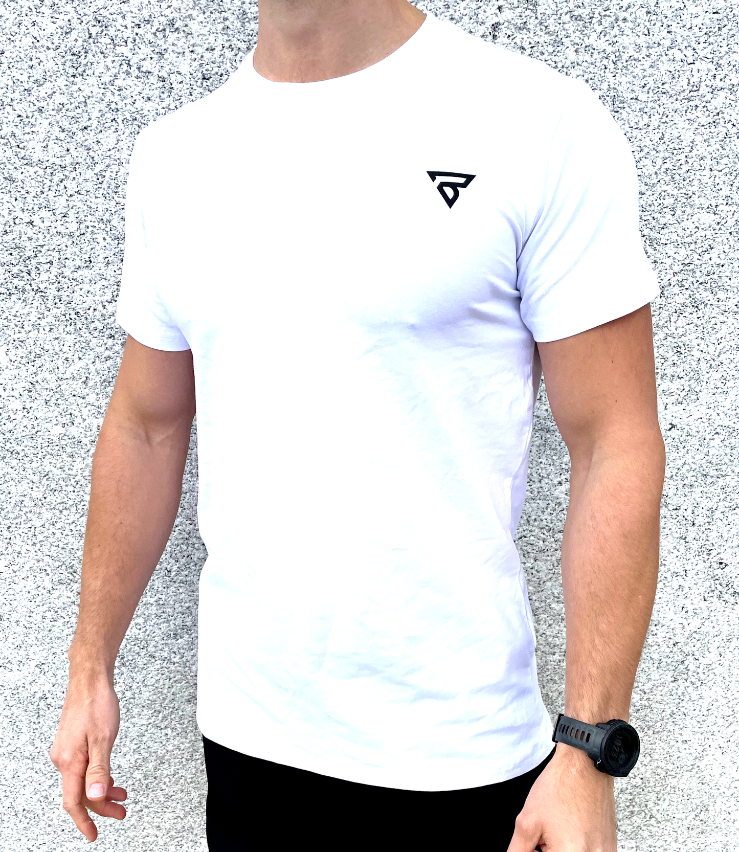 BURST Men's EDEN Active Organic Cotton T Shirt (Grey, White)